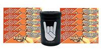 Herb Airtight Container Fresh Kettle with Juicy Jay's Peaches & Cream 1.25 Flavored Hemp Rolling Papers 10 Count DC Crafts Nation- Metal