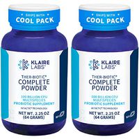Klaire Labs Ther-Biotic Complete Probiotic Powder - 100 Billion High CFU - 12 Species - Probiotic Supplement - Supports Immune Health and Inflammation - Non-GMO and Dairy-Free (64g / 2 Pack)