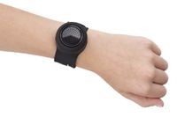 Jambanz 2.0 Wireless Water Resistant Rechargeable Bluetooth 4.0 Portable Silicone Slapband Speaker with Mic -  Black XL