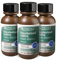 3 PACK Decolorized Iodine - White Iodine - Yodo Blanco 1 Fl Oz Personal Healthcare / Health Care