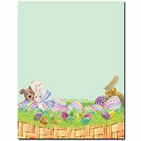 Easter Basket Letterhead Laser & Inkjet Printer Paper, 25 pack