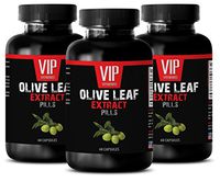 Anti Candida Diet - Olive Leaf Extract - Candida Remedies - 3 Bottles 180 Capsules
