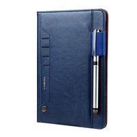 Book Cover,Premium PU Leather Case Tablet Smart Stand Case Slim Fit Cover with Card Slot and Hand Strap for Samsung Tab S3