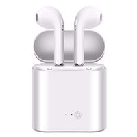 HandsomeOwl TWS 5.0 Bluetooth Earbuds Headphones, 2 Wireless Headsets Stereo in-Ear Earpieces Sweatproof Earphones with Microphone, with Built-in Mic and Charging Case for Most Devices