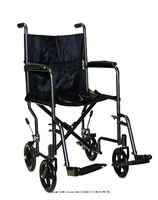 Lightweight 19" Transport Chair, Trnsprt Chr Hammer Finish, (1 EACH, 1 EACH)