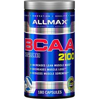 ALLMAX Nutrition BCAA 2:1:1 Capsules, 180 Capsules