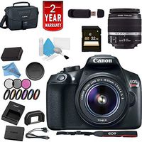 Canon Eos Rebel T6 Digital SLR Camera w/18-55 is II Lens USA Bundle