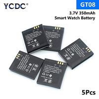 3.7V Rechargeable Li-ion Polymer Battery 350mAh for Smart Watch GT08 Only X5