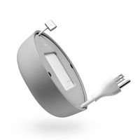 Quirky Powercurl V2 POP 85W Wire Organizer, Grey (PPRCP-85GY)