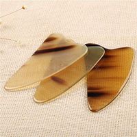 3 Pieces Gua Sha Scraping Massage Tool Natural Buffalo Horn Guasha Board Back Leg Stovepipe Body Meridian Facial 黄牛角刮痧片