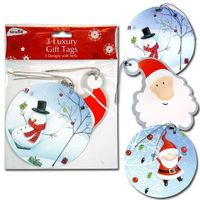 Christmas Luxury Giant Shaped Gift Tags