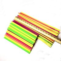 50-50 Neon Straw Sample Pack - 50 Big Mouth - 50 Flex Neck - Direct To You From Our USA Warehouse - Mymicco 17641