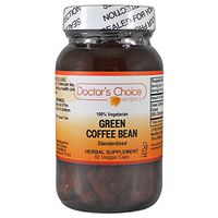 Doctor’s Choice Green Coffee Bean 500mg with Natural Silica 60 Veggie Caps (Premium Quality-Glass Bottle)