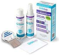 Littlebugs Lice Treatment 3-Step Easy Elimination Kit - Comb, Serum, Spray | Best Natural Head Lice & Nit Remover | Safe Removal for Kids, Mom, Family | Treat Head Lice Pesticide-Free
