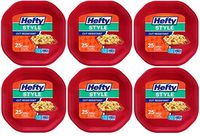 Hefty Style Square Cut Resistant Foam Bowls, 25ct (Pack of 6)