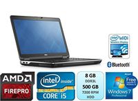 Dell Precision M2800 Mobile Workstation 15.6 Inch Intel Core i5 i5-4210 8GB DDR3L 500GB HDD AMD FirePro W4170M Windows 7 Pro