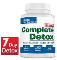 Longevity Complete Detox [BETA Formula ]7 Day 21 Caps – Accelerated Whole Body Detox with Laxative for Most Thorough Cleanse