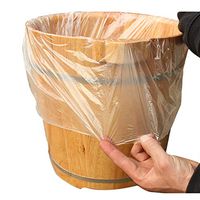 ISKYBOB 80 Pieces Disposable Foot Bath Tub Liners Bath Basin Thicken Plastic Film Cover Foot Spa Massager Supplies, 65 x 55cm/25.5 x 21.7in