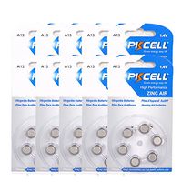 Size 13, PR48,P13 Hearing Aid Batteries (60)