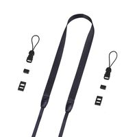 Camera Strap Universal Slim Adjustable Shoulder Sling Camera Neck Strap for All MINI SLR SINKELU(Black)