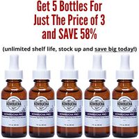 Liquid Probiotics Supplement, Organic Kombucha Cold Pressed Extract with Living Probiotics – (5 Bottles Total) Buy 3 Get 2 Free, Money-Back Guarantee.