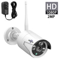 Hiseeu 2MP 1080P Security Camera,Waterproof Outdoor Indoor 3.6mm Lens IP Cut Day&Night Vision with Power Adapter Compatible with Hiseeu 8ch Camera System(White)