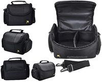 Deluxe Digital Camera/Video Carrying Case For Canon Vixia HF R800, R700, HF R300 HF R82, R80, R72, HF R70, HF R42, HF R40, HF S100, HF200, HF21, HF20