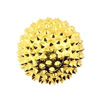 Preeyawadee Massage Handball Golden 2pcs Magnetic Hand Palm Acupuncture Ball Pain Relief Massage