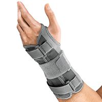 Futuro Deluxe Wrist Stabilizer, Firm Stabilizing Support, Left Hand, Large/X-Large, Gray