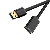 USB3.0 Extension Cable Male to Female Computer U Disk Network Card Mouse Hard Drive Data Plus Long Cable 1 m (3.0 1m)