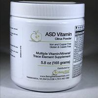 ASD Vitamin Powder - Citrus Flavor - for Children with Autism Spectrum Disorder Multiple Vitamin/mineral/trace Element Supplement- 5.8 oz