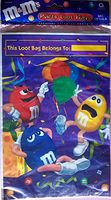 M&M's Candy Party Favor Loot Bags (8 count)