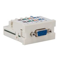 Leviton 41295-VPT VGA PC MOS Module, 110-Style Termination, Light Almond