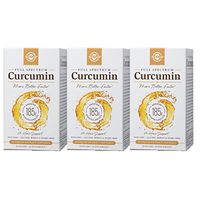 Solgar - 3 Pack - Full Spectrum Curcumin 185x Better Bio-Availability Turmeric Liquid Extract Softgels 30 Count