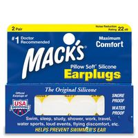Mack's Pillow Soft Silicone Ear Plugs 2 Pairs