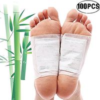 Foot Pads, Kapmore 100 Relief Foot Pads and 100 Adhesive Sheets for Removing Impurities, Relieve Stress Improve Sleep