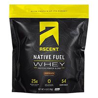 Ascent Native Fuel Whey Protein Powder - Chocolate - 4 lbs