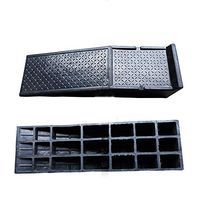 Techecho Channels Cord Cover Car Maintenance Special Lifting Pad Repairing Car Repairing Car Step Ladder Roadside Slope (Color : Black, Size : 100x30x22cm)