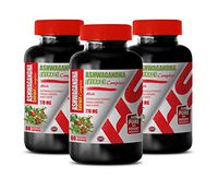 Stress Relief Adults - ASHWAGANDHA Extract 770MG Complex - ashwagandha Capsules Testosterone - 3 Bottles 180 Capsules