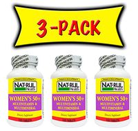 Nat-rul Health Women's 50+ Multivitamin and Multimineral 100 Count-3-PACK