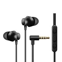 in-Ear Earphones,Wired Headphones with Mic and Noise Isolation,Ergonomic Comfort-Fit,3.5mm Jack (Black)