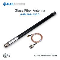 LoRa Gateway Antenna 3dbi Gain Glass Fiber Reinforced Antenna RAK831 Connect Cable Ultra Distance Transmission 915MHz Q074