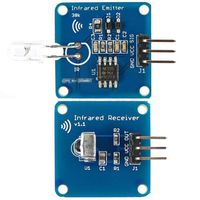 NE555 Infrared Transmitter + IR Receiver Module With 38K Carrier for Arduino