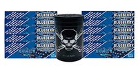 Herb Airtight Container Fresh Kettle with Juicy Jay's Blueberry 1.25 Flavored Hemp Rolling Papers 10 Count DC Crafts Nation- Jolly Roger
