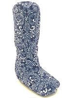 My Recovers Walking Boot Cover for Fracture Boot, Fashion Cover in Navy Paisley, Tall Boot, Made in USA, Orthopedic Products Accessories (XS)