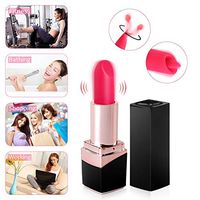 Wand Pocket Pleasure, Rechargeable Waterproof Personal Wireless with 10 Vi-Bra^Tion Lipstick Pleasure Lipstick Pleasure Body Massage, Head, Neck, Back