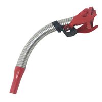 Wavian Red Long-Nose Flexible NATO Jerry Can Spout/Nozzle built to European Military Spec