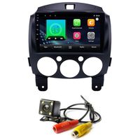 Car Radio GPS Android 7.0 Navi Head Unit for Mazda 2 2007-2014 Car Multimedia Player Stereo Navigator with Bluetooth 9 inch Navigation WiFi (1+16G Andorid 7.0 for Mazda 2)