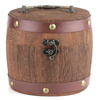 Mr. Brog Wooden Barrel Tobacco Humidor