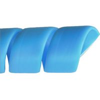 WINGOFFLY 6.5Ft 30mm Cable Management PP Hose Protector Sleeve Spiral Wire Wrap Tube Cable Organizer, Blue